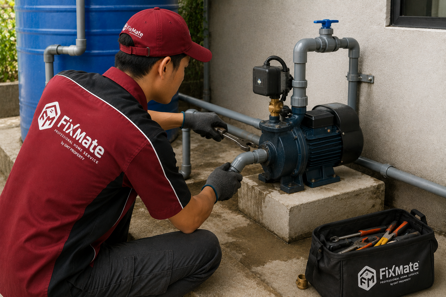 Servis pompa air